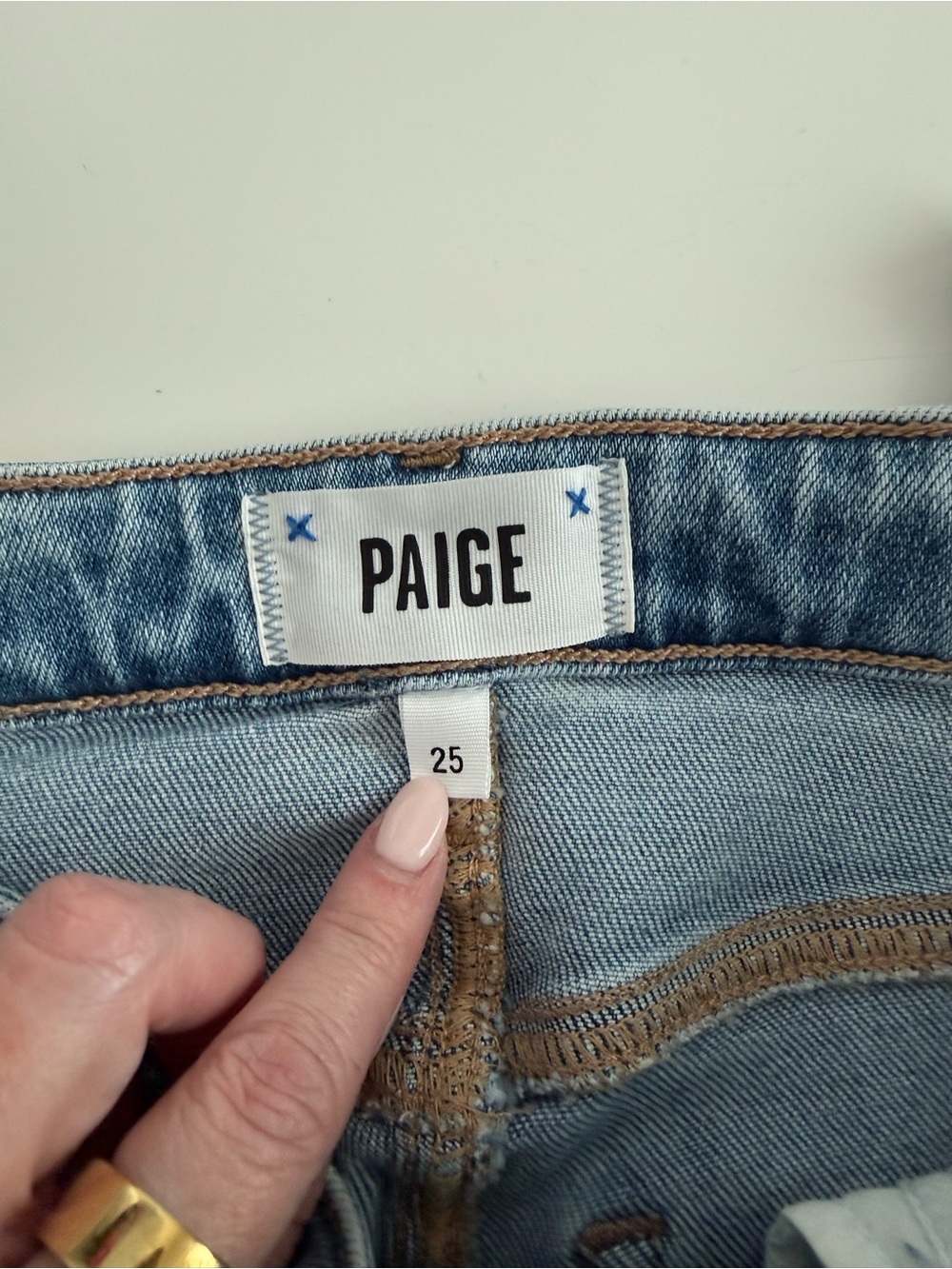 PAIGE High-Rise Cindy Slim Crop